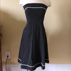 Unique Vintage Inspired Polka Dot Summer Dress